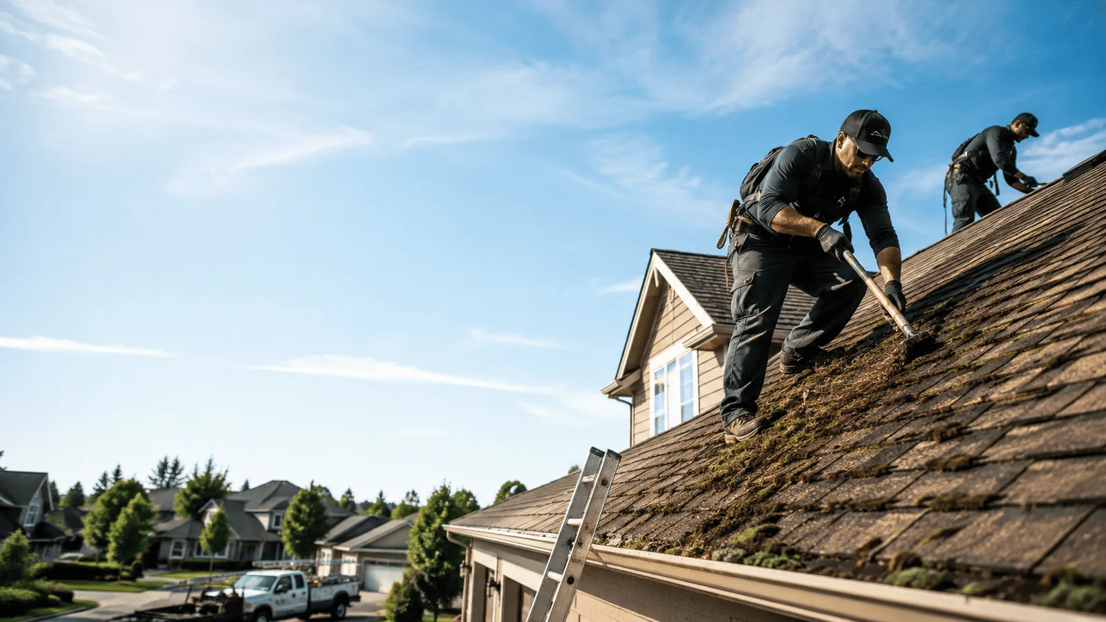 Roof Moss Removal in Cherry Valley, MA near me